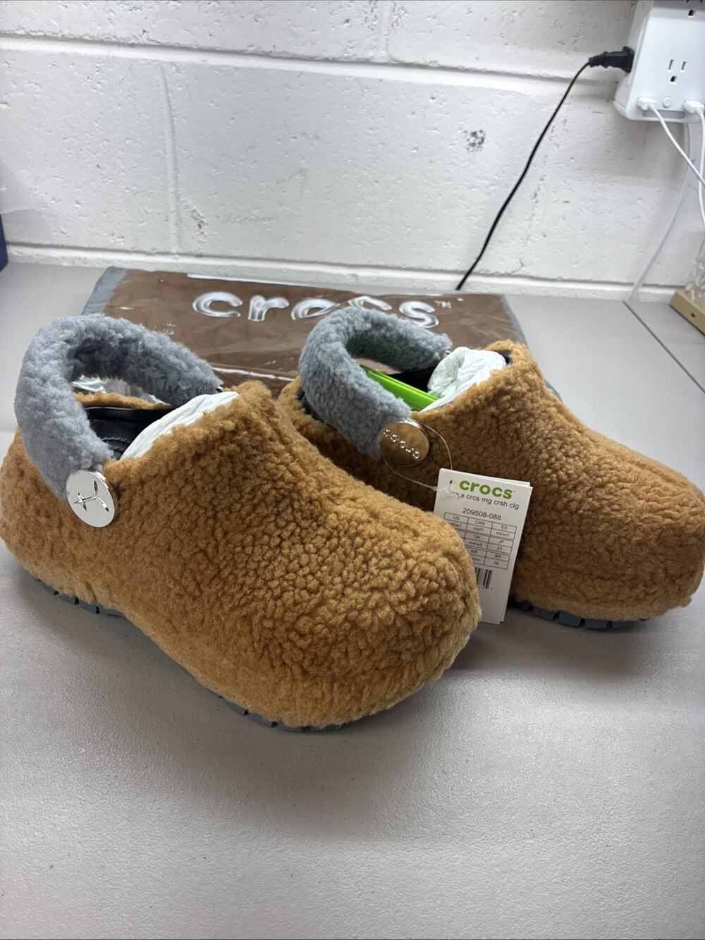 New Crocs Lil NAS X Mega Crush Clogs Size 7 Women’s/ 5 Mens Brown 209508-088